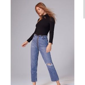 Urban Outfitters High-Rise Zipper Jeans
